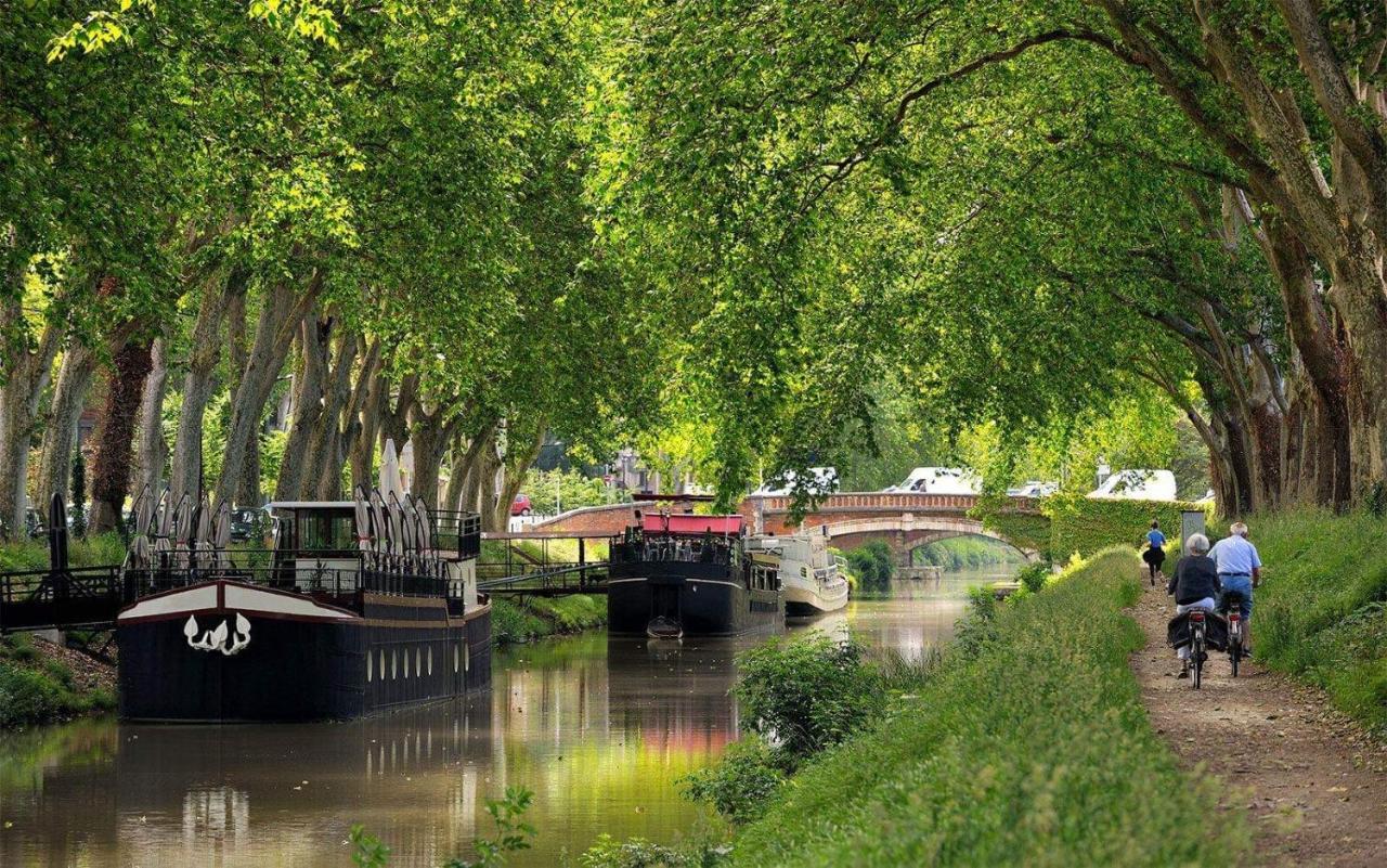 Evasion Depaysante Canal Du Midi * Terrasse & Spa Castelnaudary Exterior foto
